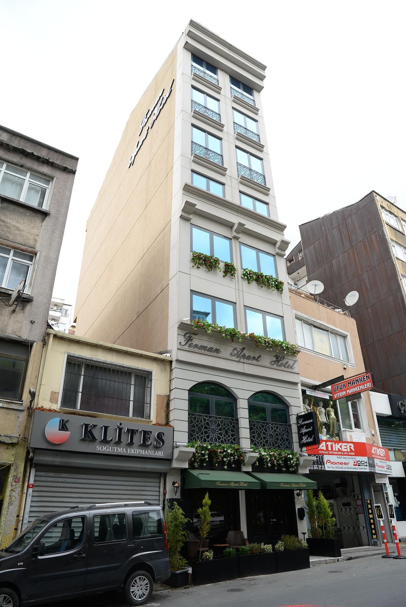 Ferman Apart Hotel Sisli Harbiye Exteriör bild