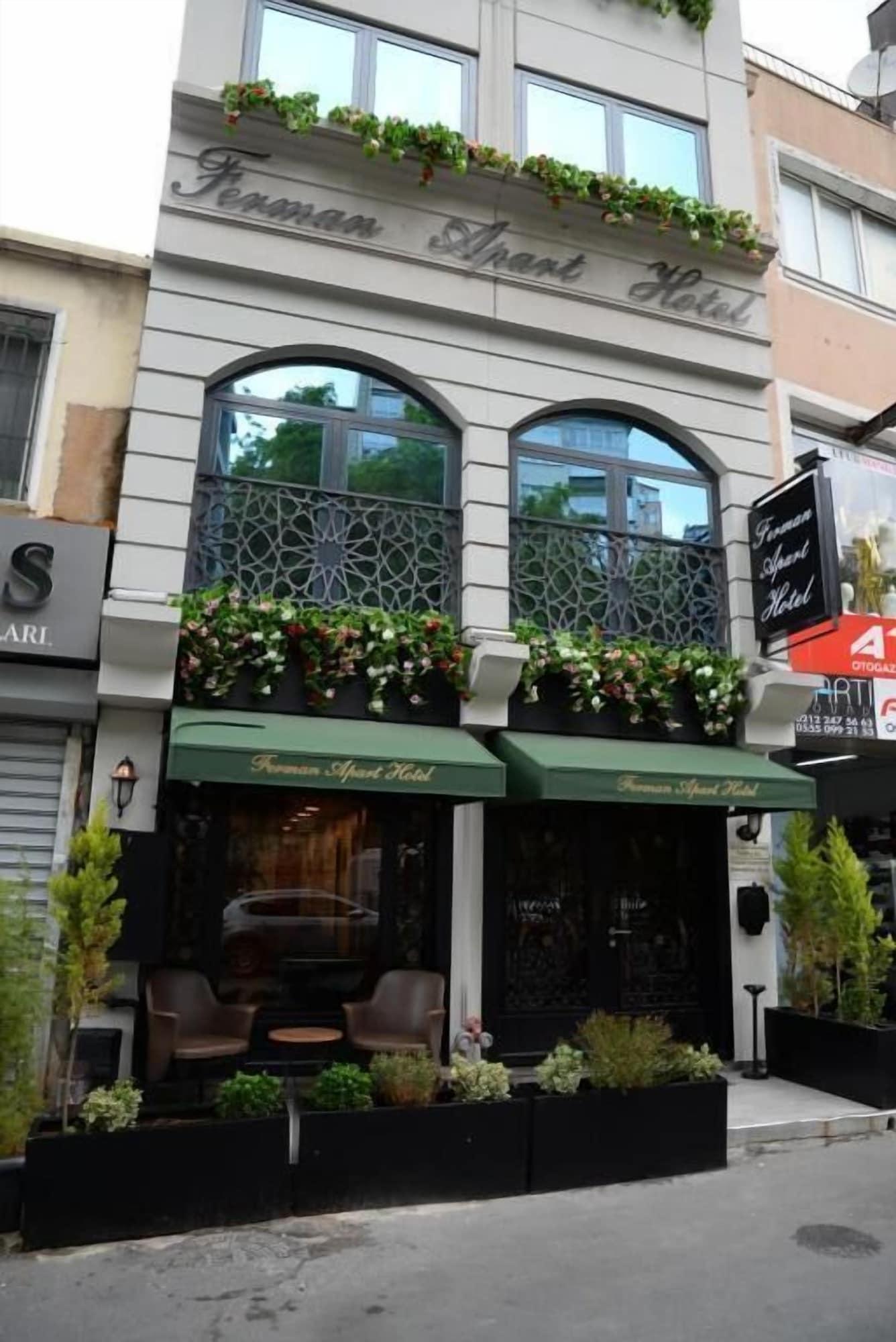 Ferman Apart Hotel Sisli Harbiye Exteriör bild